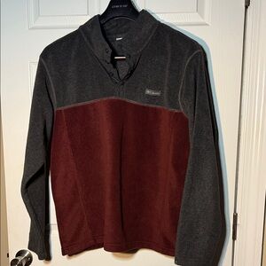 Columbia Men's Crewneck Sweater - Black and Brown